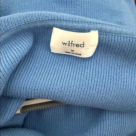 Aritzia Wilfred Nola Sweater Azurine Blue Size M - Picture 4 of 5